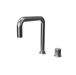 Waterevolution Flow 2-otvorová kuchynská batéria gunmetal PVD T151HGME