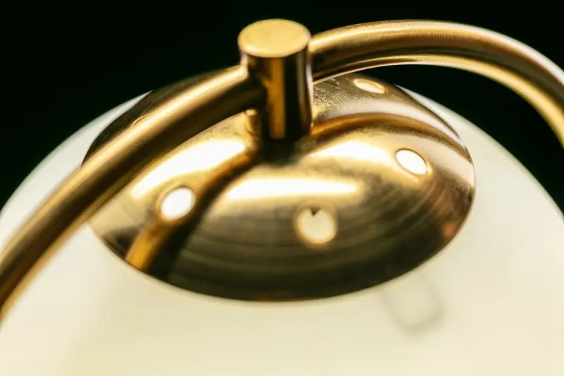 Dekor Ciklop mosadzná zlatá stojaca lampa s kvapkovým vzhľadom 9737