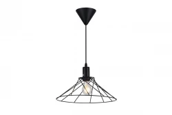 Decor Tilia čierna moderná dekoratívna závesná lampa 7849