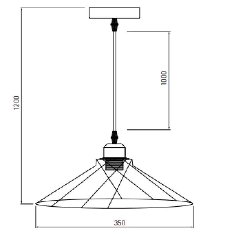 Decor Tilia čierna moderná dekoratívna závesná lampa 7849
