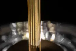 Dekor Lime 332 mm vysoká moderná závesná lampa v jantárovej farbe 7887