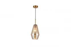Dekor Lime 397 mm vysoká moderná závesná lampa v jantárovej farbe 7900