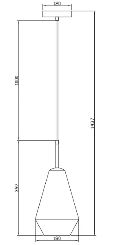 Dekor Lime 397 mm vysoká moderná závesná lampa v jantárovej farbe 7900