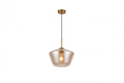 Dekor Lime 339 mm vysoká moderná závesná lampa v jantárovej farbe 7924