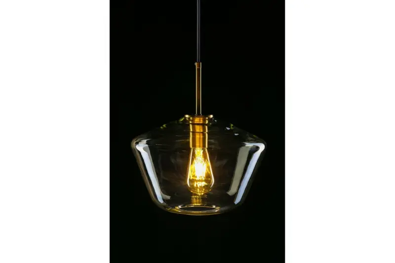 Dekor Lime 339 mm vysoká moderná závesná lampa v jantárovej farbe 7924