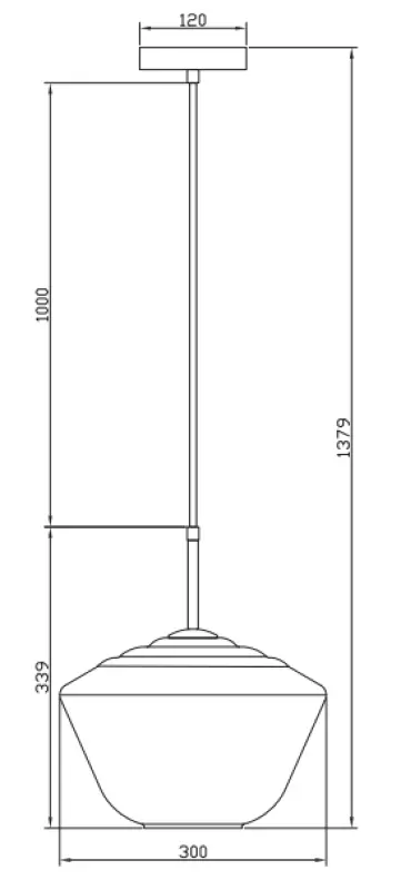 Dekor Lime 339 mm vysoká moderná závesná lampa v jantárovej farbe 7924
