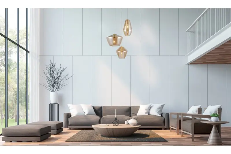 Decor Lime 1467 mm vysoká moderná zlatá závesná lampa s 3 svetelnými zdrojmi 7983