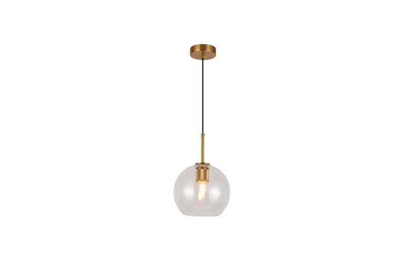 Decor Giglas guľovitá sklenená závesná lampa 8013