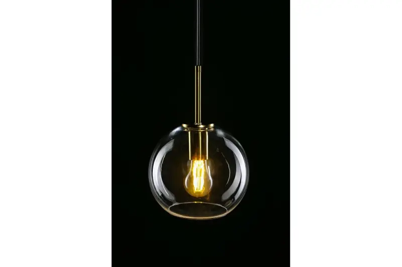 Decor Giglas guľovitá sklenená závesná lampa 8013