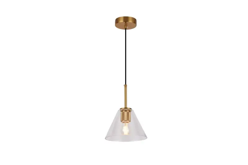 Dekor Giglas štýlová závesná lampa z skla 8037
