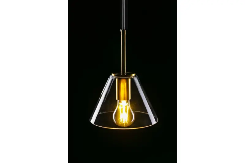 Dekor Giglas štýlová závesná lampa z skla 8037