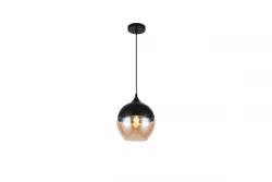 Decor Lender moderný závesný luster z kovu a skla šírka 200 mm 8389