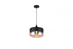 Decor Lender moderný závesný luster z kovu a skla, šírka 250 mm 8433