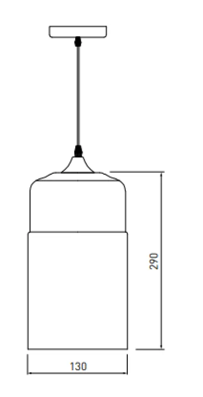 Decor Lender moderný závesný luster z kovu a skla, šírka 130 mm 9300