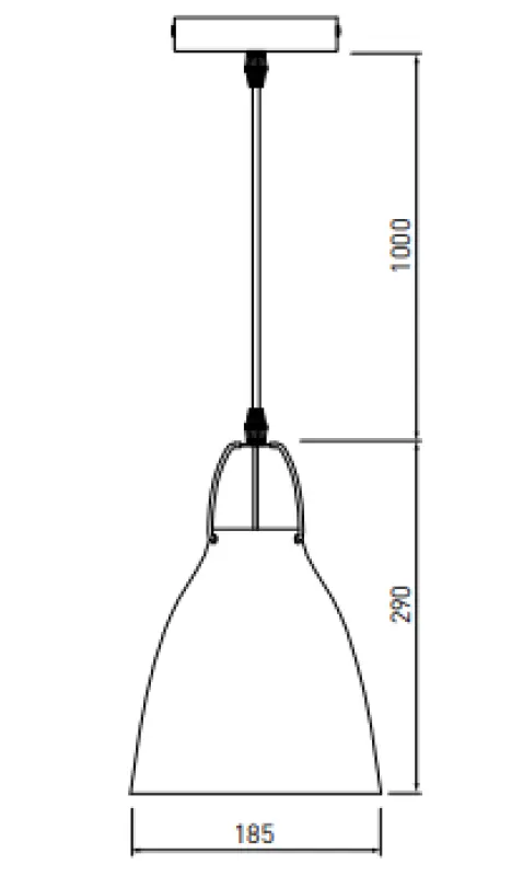 Decor Orient kužeľovitá kovová závesná lampa čierna s kontrastnou bielou vnútornou stranou 4475