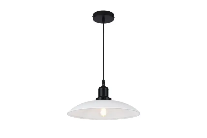 Decor Horizon matná biela industriálna závesná lampa 4499