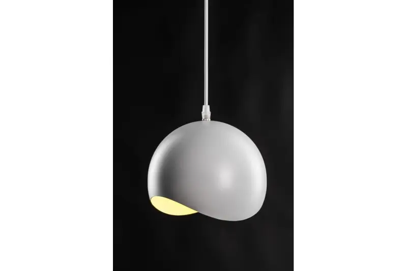 Dekor Mavia sférická bielo-žltá závesná lampa 4987