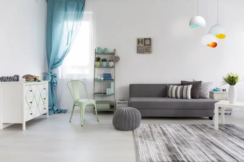 Decoračná lampa Mavia, biela a zelená guľová závesná lampa 0917