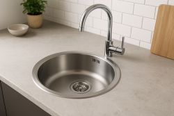 Franke Rondo ROX 210.38 okrúhly nerezový drez 43,9 cm na rovné zabudovanie 127.0688.778