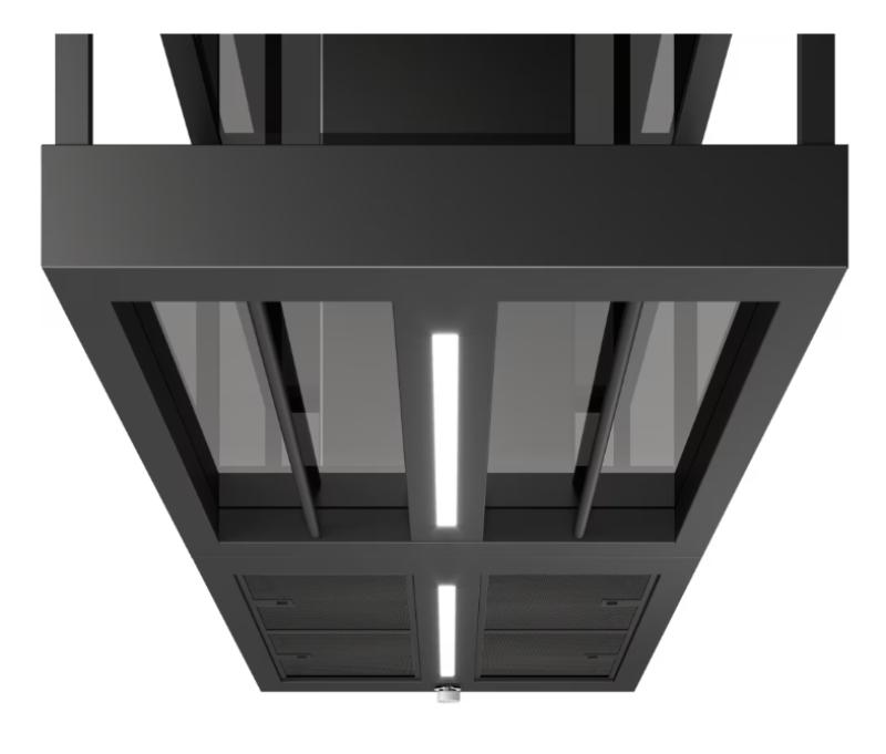 Franke Mythos T-Shelf ostrovný digestor matná čierna 180 cm s policami 3250678073