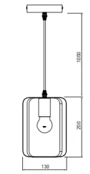 Dekoratívna závesná lampa Oxalis s čiernym kovovým rámom v geometrickom tvare, priemer 13 cm, 3185