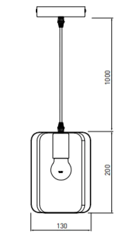 Dekoratívna závesná lampa Oxalis s čiernym kovovým rámom v geometrickom tvare, priemer 13 cm, 3185