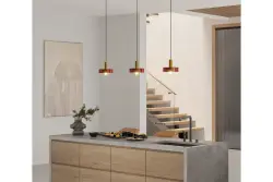 Dekor Selvia závesná lampa meď s mosadznou úpravou priemer 20 cm 3222
