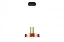 Dekor Selvia závesná lampa meď s mosadznou úpravou priemer 20 cm 3222