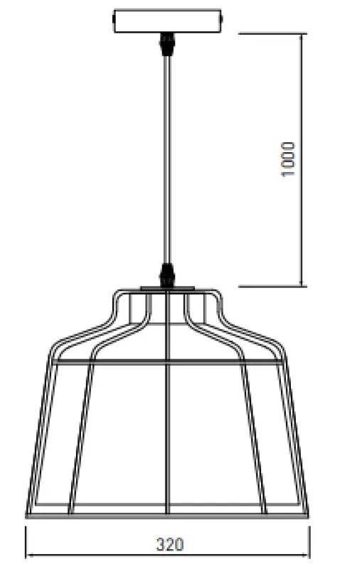 Decor Goa modrá závesná lampa s dekoratívnym zlatým rámom 3574