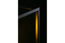 Dekor Diu čierna geometrická závesná lampa s 1 svetelným zdrojom, šírka 15 cm 3598