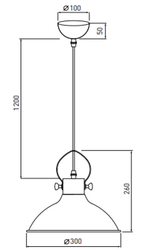 Decor Mees čierna kovová závesná lampa s uchytením tienidla v tvare petrolejovej lampy 2363