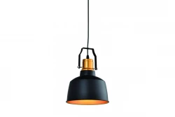 Dekor Monroe moderná čierno-zlatá závesná lampa 6958