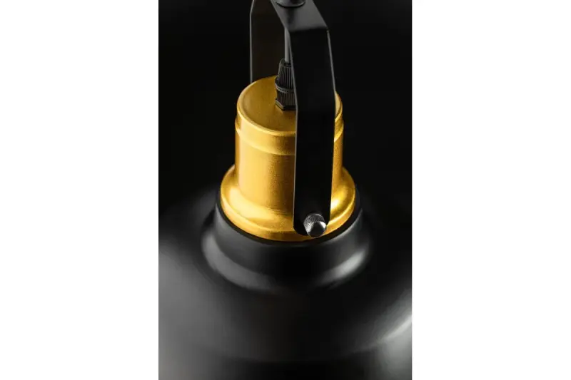 Dekor Monroe moderná čierno-zlatá závesná lampa 6958