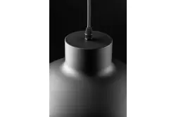 Dekor Goldi čierna zlatá moderná závesná lampa priemer 42 cm 4113