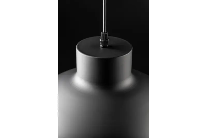 Dekor Goldi čierna zlatá moderná závesná lampa priemer 42 cm 4113