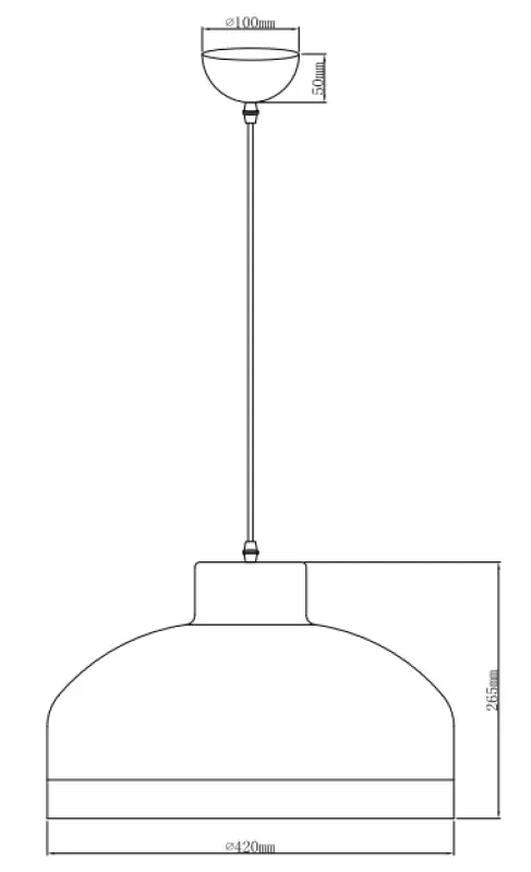 Dekor Goldi čierna zlatá moderná závesná lampa priemer 42 cm 4113