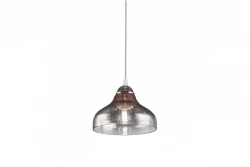 Dekor Marite klasický závesný luster čierne tónované sklo priemer 26 cm 7061