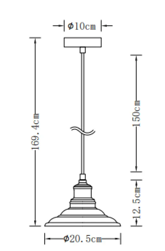 Decor Loret nadčasová sivá závesná lampa s priemerom 20,5 cm 8854