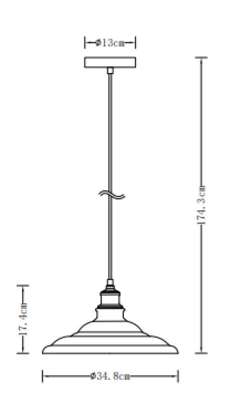 Deco Loret nadčasová sivá závesná lampa priemer 34,8 cm 9790
