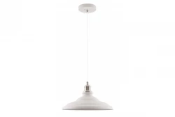 Dekor Loret nadčasová biela závesná lampa s priemerom 34,8 cm 9844