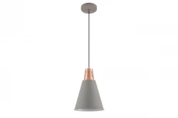 Decor Gianni štýlová sivá medená závesná lampa s priemerom 22 cm 8051