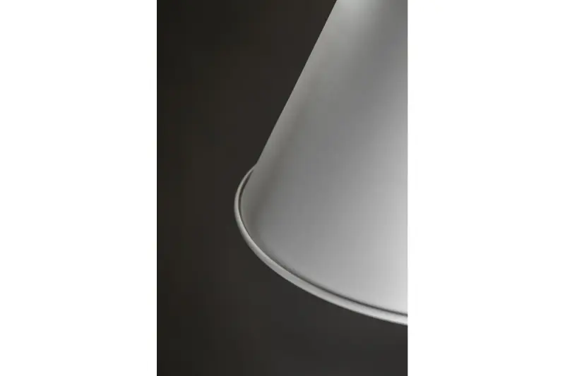 Decor Gianni štýlová biela závesná lampa, priemer 22 cm, 8075