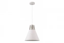 Decor Gianni štýlová biela závesná lampa s priemerom 32 cm 8150