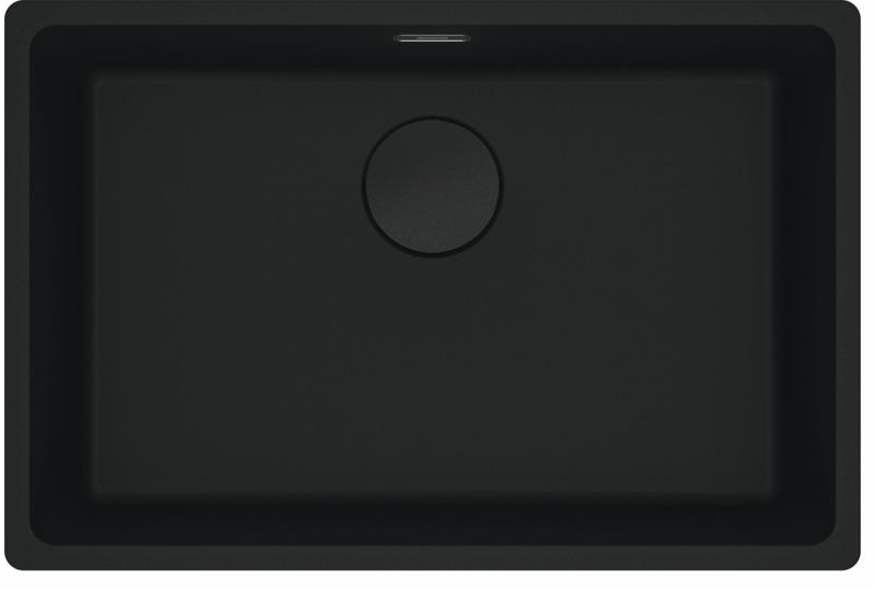 Franke Maris MRG 110-62 Fragranite black edition mat čierna podstavcová umývačka riadu