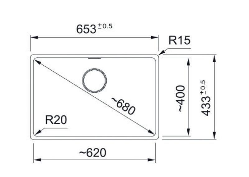 Franke Maris MRG 110-62 Fragranite black edition mat čierna podstavcová umývačka riadu