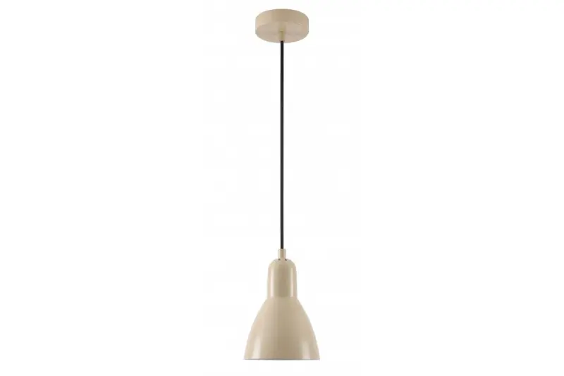 Dekor Etore béžová závesná lampa s čiernym káblom 2089