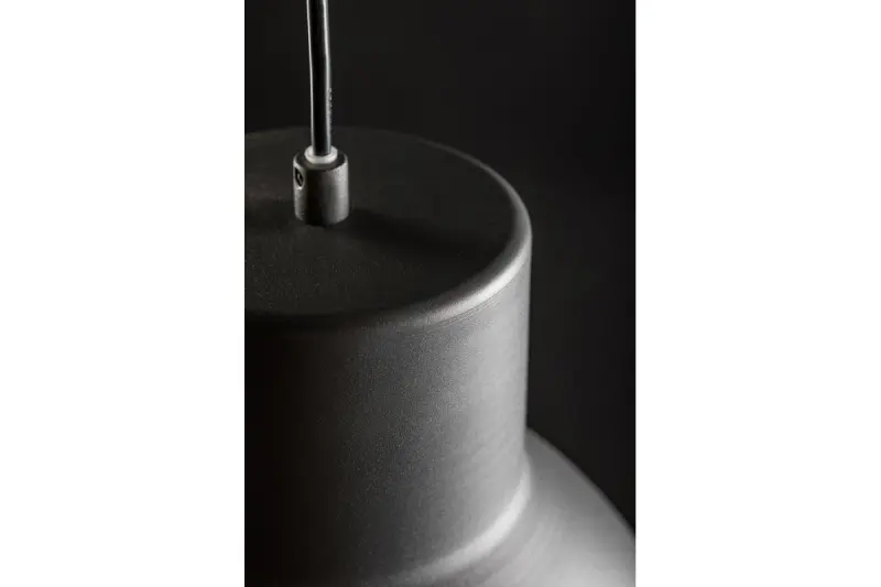 Dekor Dante čierna matná závesná lampa s bielym vnútrom, priemer 27,5 cm 2119