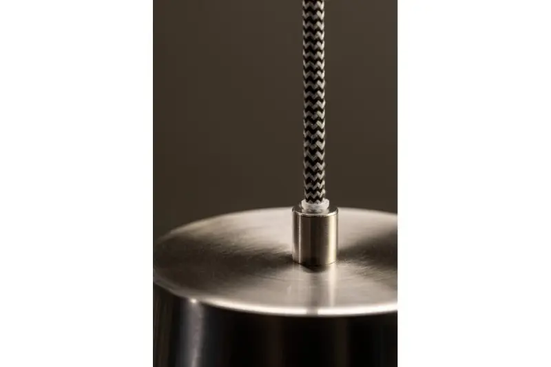 Dekor Artemia biele závesná lampa s industriálnou úpravou, priemer 34,5 cm, 2508