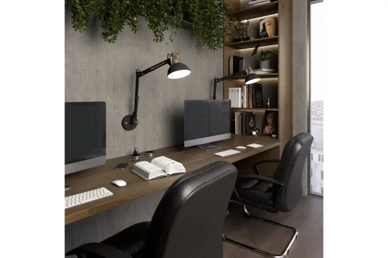 Dekor Artemia čierna nástenná lampa s kovovým ramenom a bielym vnútrom, priemer 16,5 cm, 2270