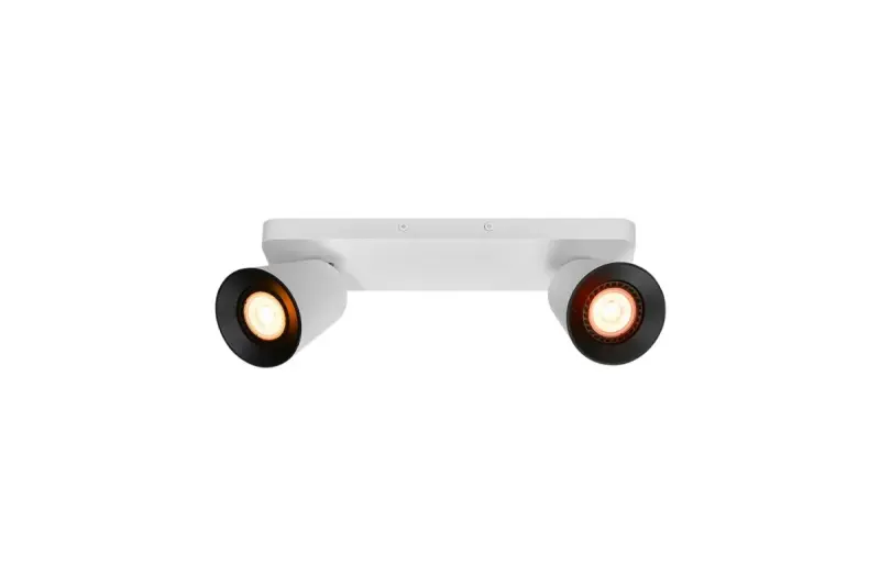 Deco Elli moderné biele stropné svietidlo s 2 svetelnými zdrojmi 4489